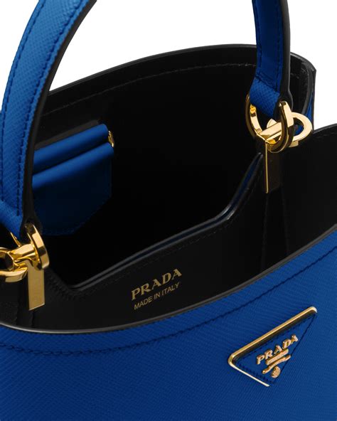 prada medium panier bag|Medium Saffiano Leather Prada Panier Bag.